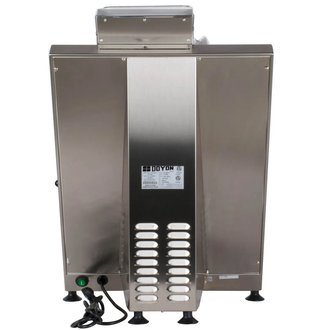 Doyon DL18DP Countertop Double Pass Dough Sheeter, 18" Diagonal Two Rollers, 1/2 Hp