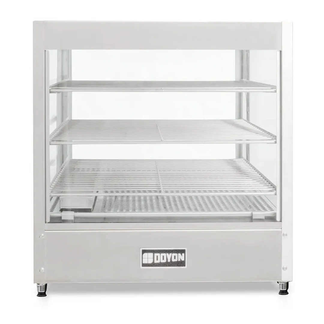 Doyon DRP3 20" Full Service Countertop Food Warmer/Display Case, 3 Shelves