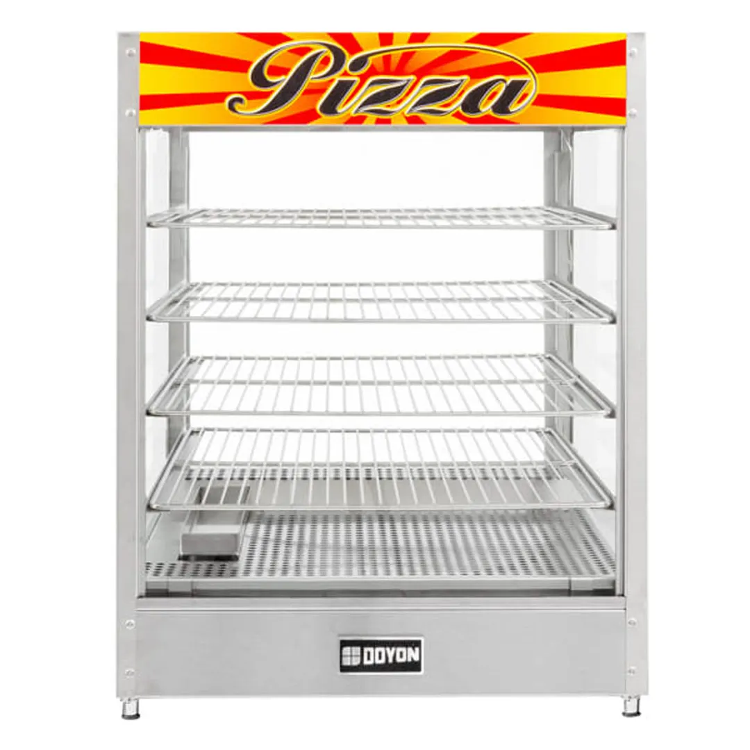 Doyon DRP4 22" Full Service Countertop Food Warmer/Display Case, 4 Shelves