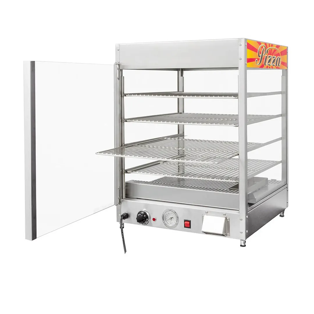 Doyon DRP4 22" Full Service Countertop Food Warmer/Display Case, 4 Shelves