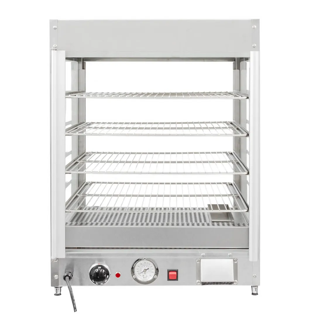 Doyon DRP4 22" Full Service Countertop Food Warmer/Display Case, 4 Shelves