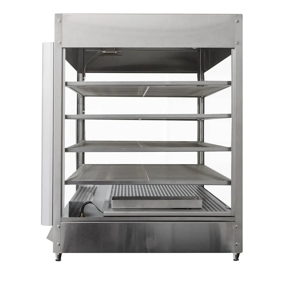 Doyon DRP4S 22" Full Service Countertop Food Warmer/Display Case, 4 Shelves