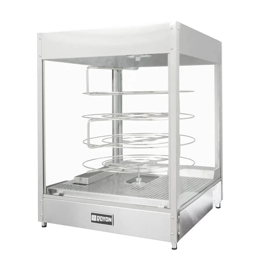 Doyon DRPR4S 22" Full Service Countertop Food Warmer/Display Case, 4 Shelves