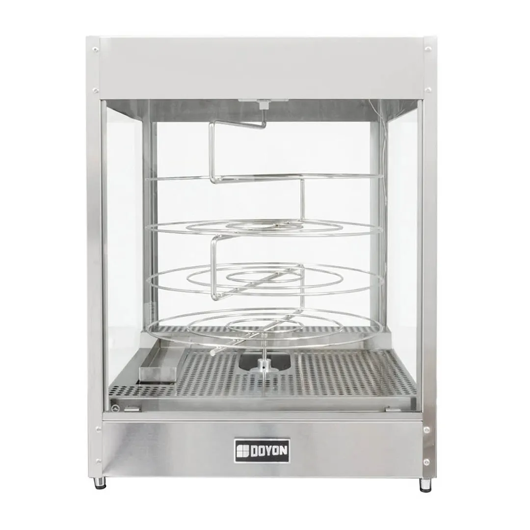 Doyon DRPR4S 22" Full Service Countertop Food Warmer/Display Case, 4 Shelves