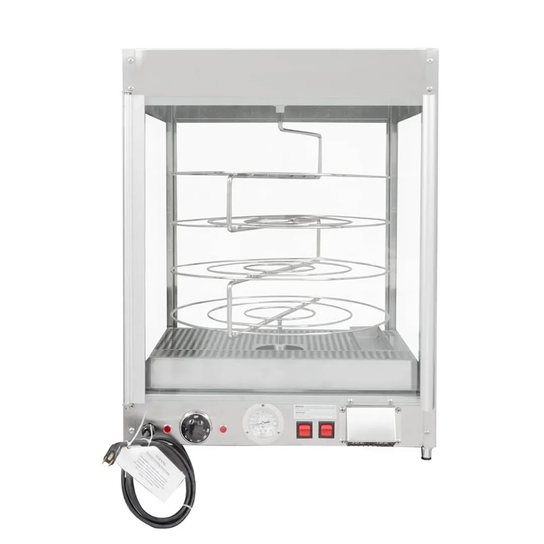 Doyon DRPR4S 22" Full Service Countertop Food Warmer/Display Case, 4 Shelves