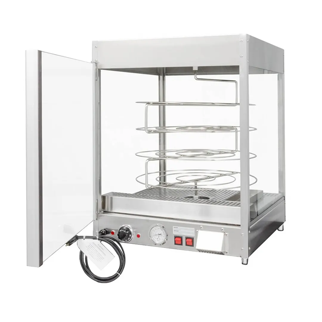 Doyon DRPR4S 22" Full Service Countertop Food Warmer/Display Case, 4 Shelves
