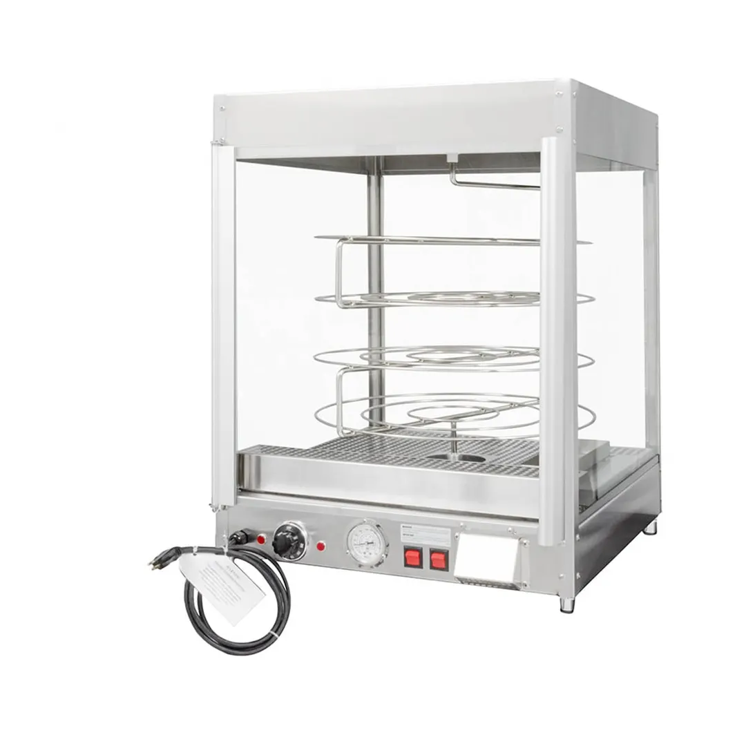 Doyon DRPR4S 22" Full Service Countertop Food Warmer/Display Case, 4 Shelves