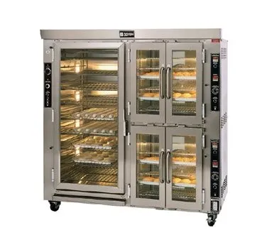 Doyon JAOP12SL Two Section Jet Air Electric Oven Proofer Combo with Side Pan Loading