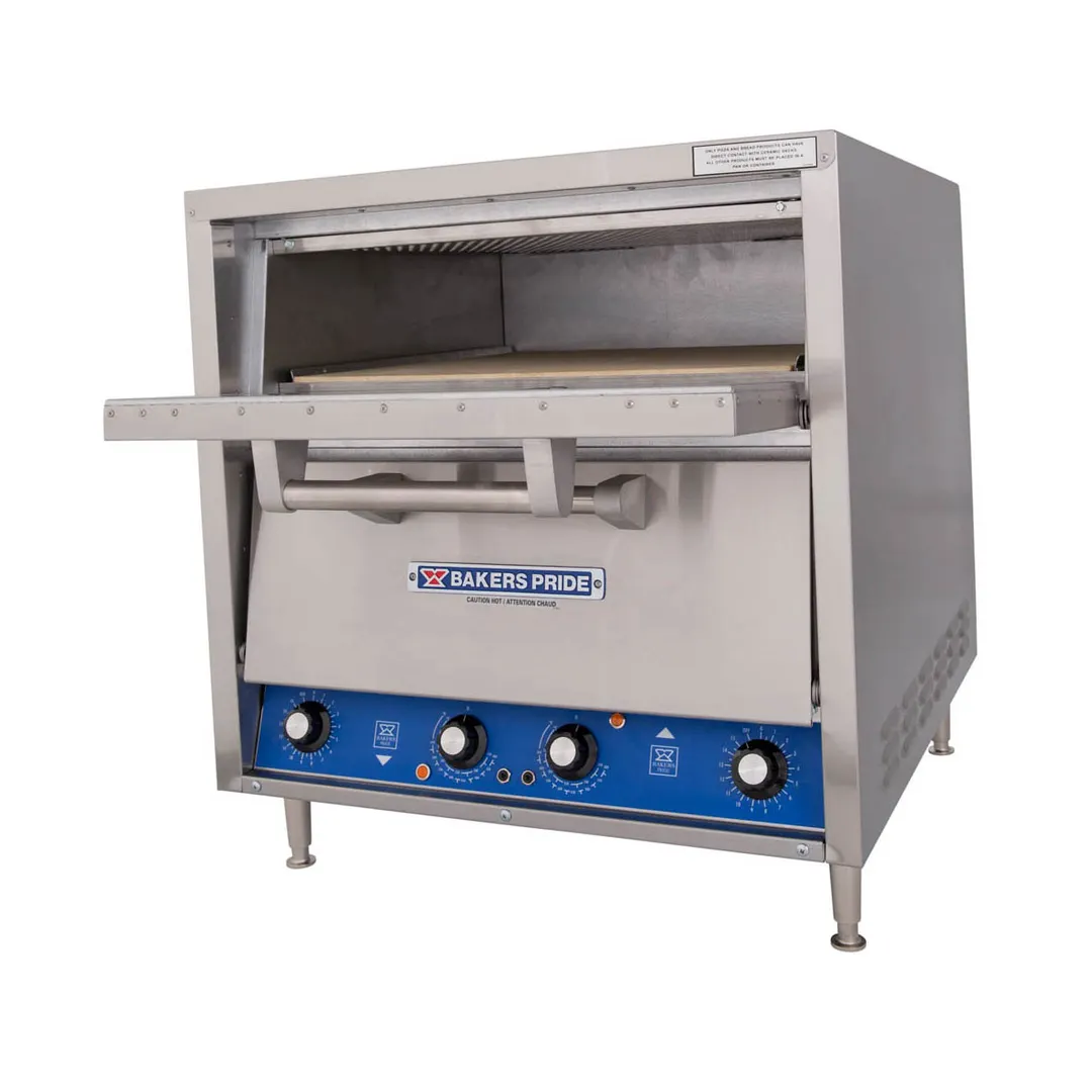 Bakers Pride DP-2BL 26" Electric Countertop Pizza Bake Oven w/ 2 Decks, Thermostatic Controls
