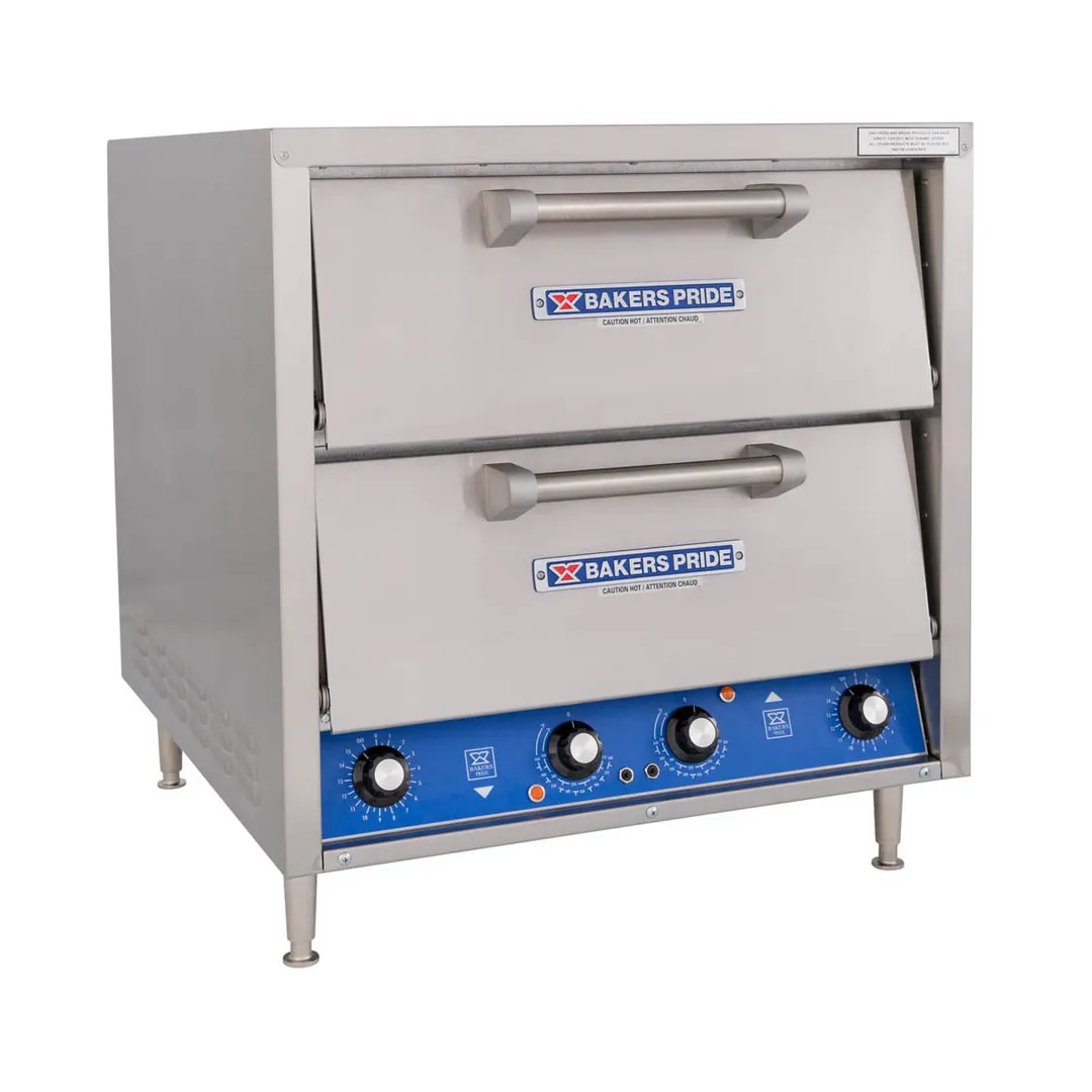 Bakers Pride DP-2BL 26" Electric Countertop Pizza Bake Oven w/ 2 Decks, Thermostatic Controls