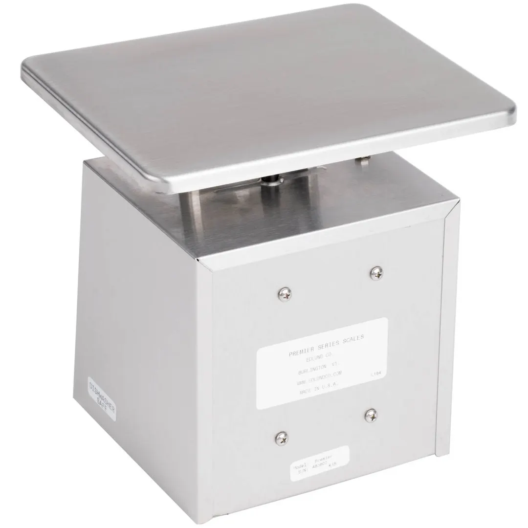 Edlund DR-2 Portion Scale - 1-9 lb, 32oz/1/4oz Dial, Stainless Steel, 6-7\" Dishwasher Safe, Top-Loading