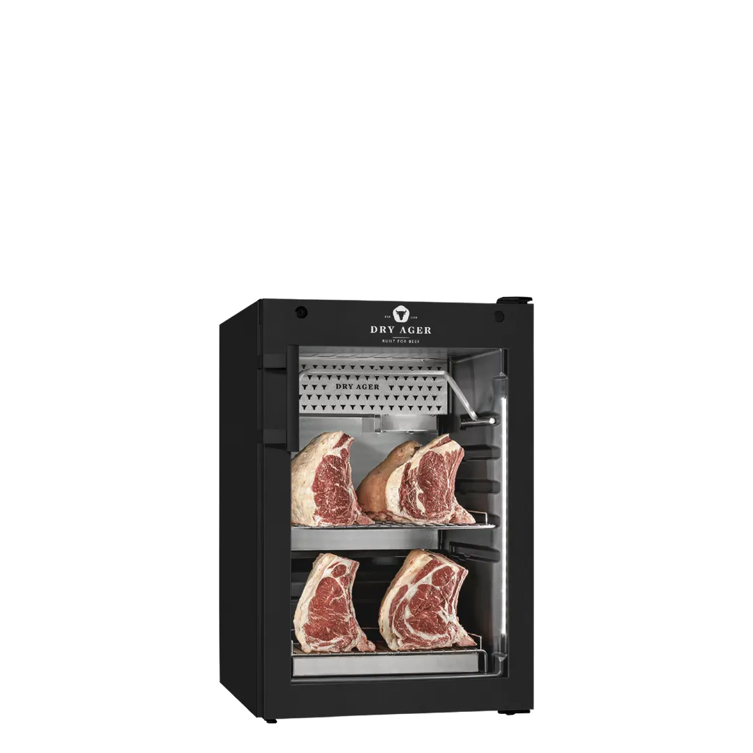 Dry Ager UX 750 PRO S BLACK – 5.3 cu ft Professional Dry Aging Cabinet, 44 lb capacity, 23-5/8" W, UVC Sterilization