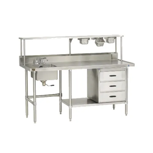 Duke 181SP Sink, 20" X 20" X 14" Deep, with Crumb-Cup Drain