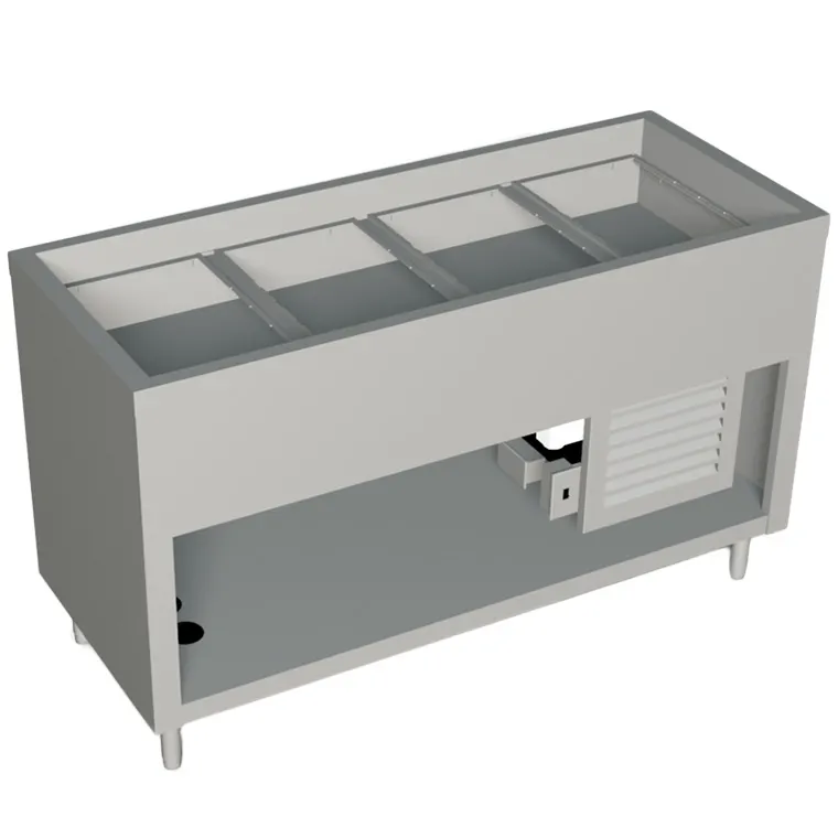 Duke 316-25SS-N7 60" Aeroserv™ Cold Pan Unit, Refrigerated, (4) Pan