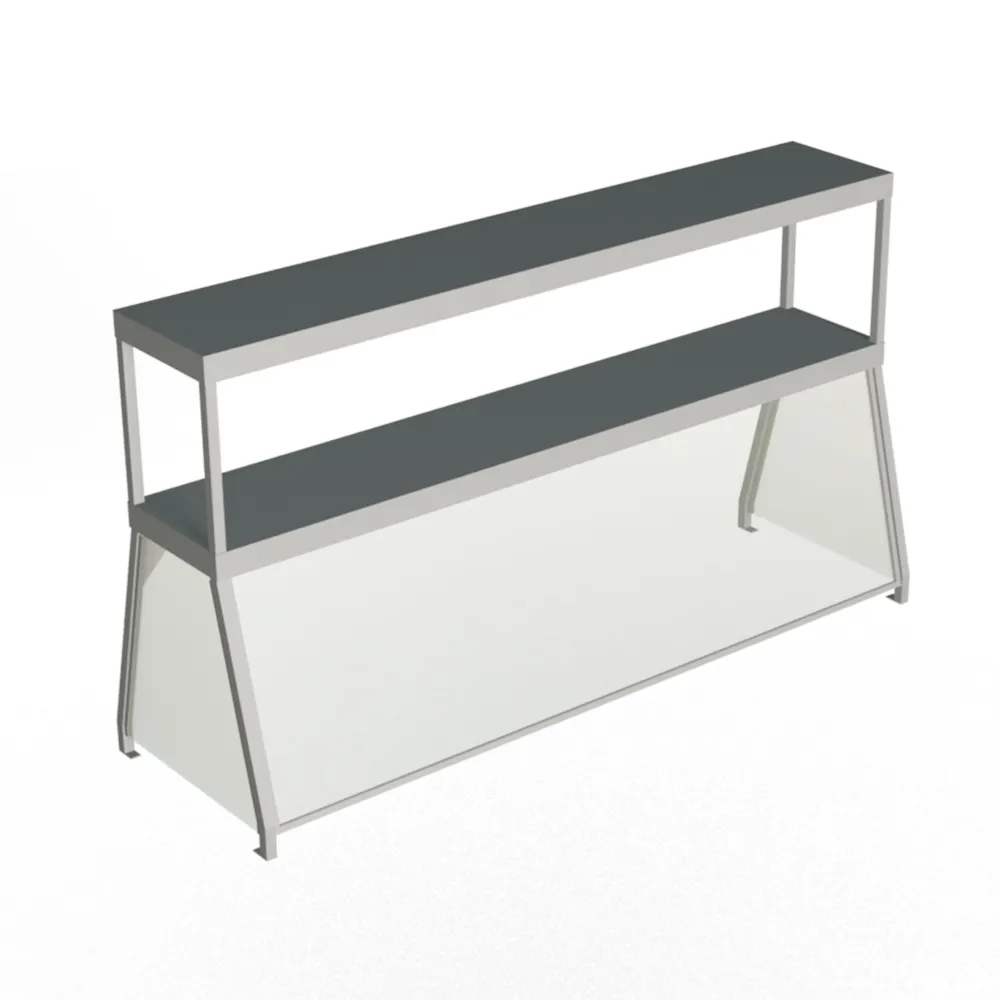 Duke 956-460-5D Double Deck Deluxe Serving Overshelf