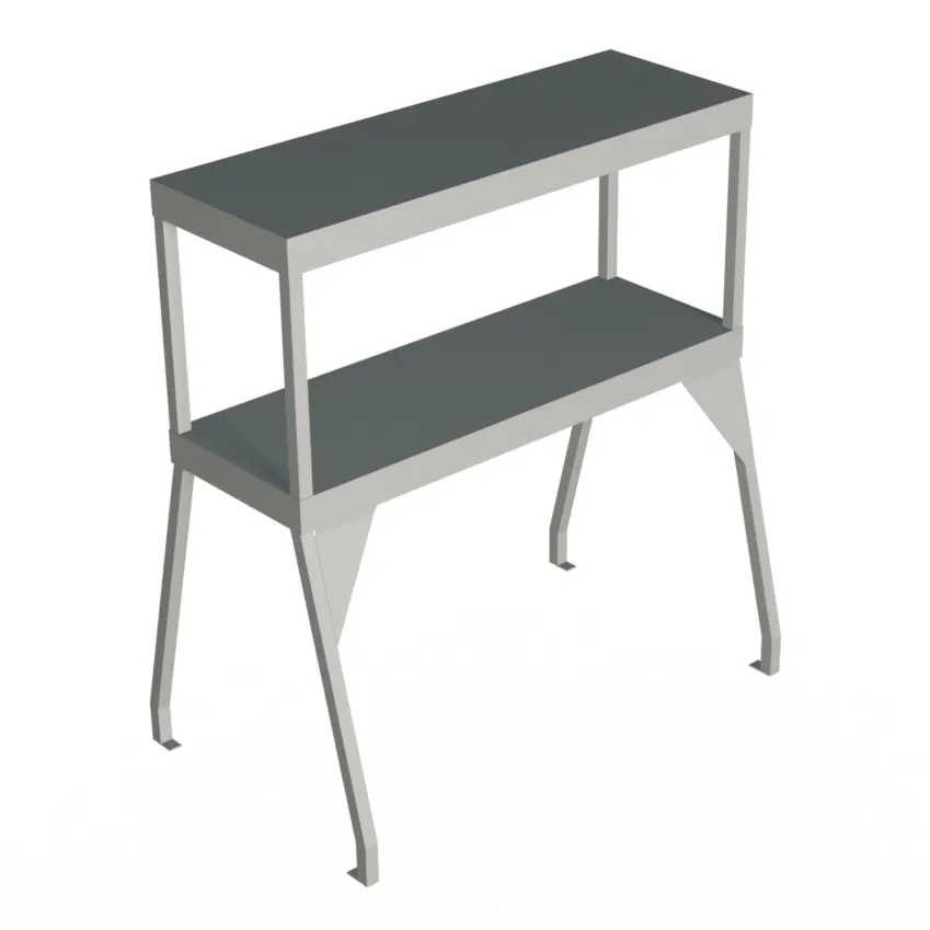 Duke 956-5D Double Deck Serving Shelf, 72-1/2"W X 10-1/2"D X 32-1/5"H