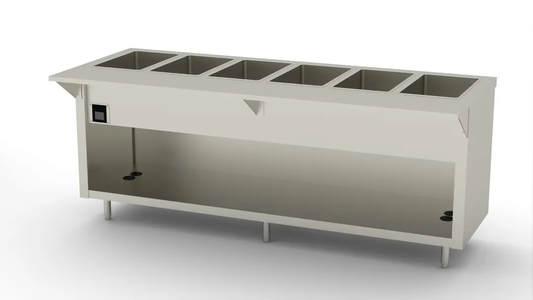 Duke EW-6-CBSS Electric Hot Food Serving Counter