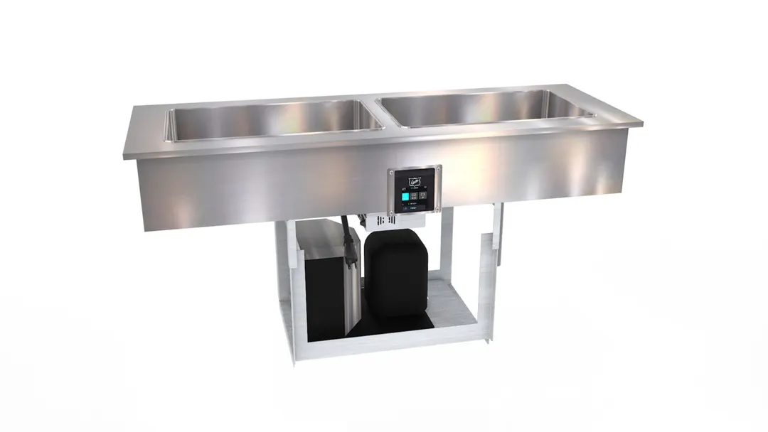 Duke FCP2-SL Flush Mount Cold Pan Unit, Drop-In Unit, 49-3/8"W X 18"D X 24"H