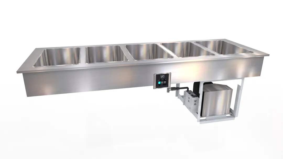 Duke FCP5-SB Flush Mount Cold Pan Unit, Drop-In Unit, 74-13/16"W X 26"D X 24"H