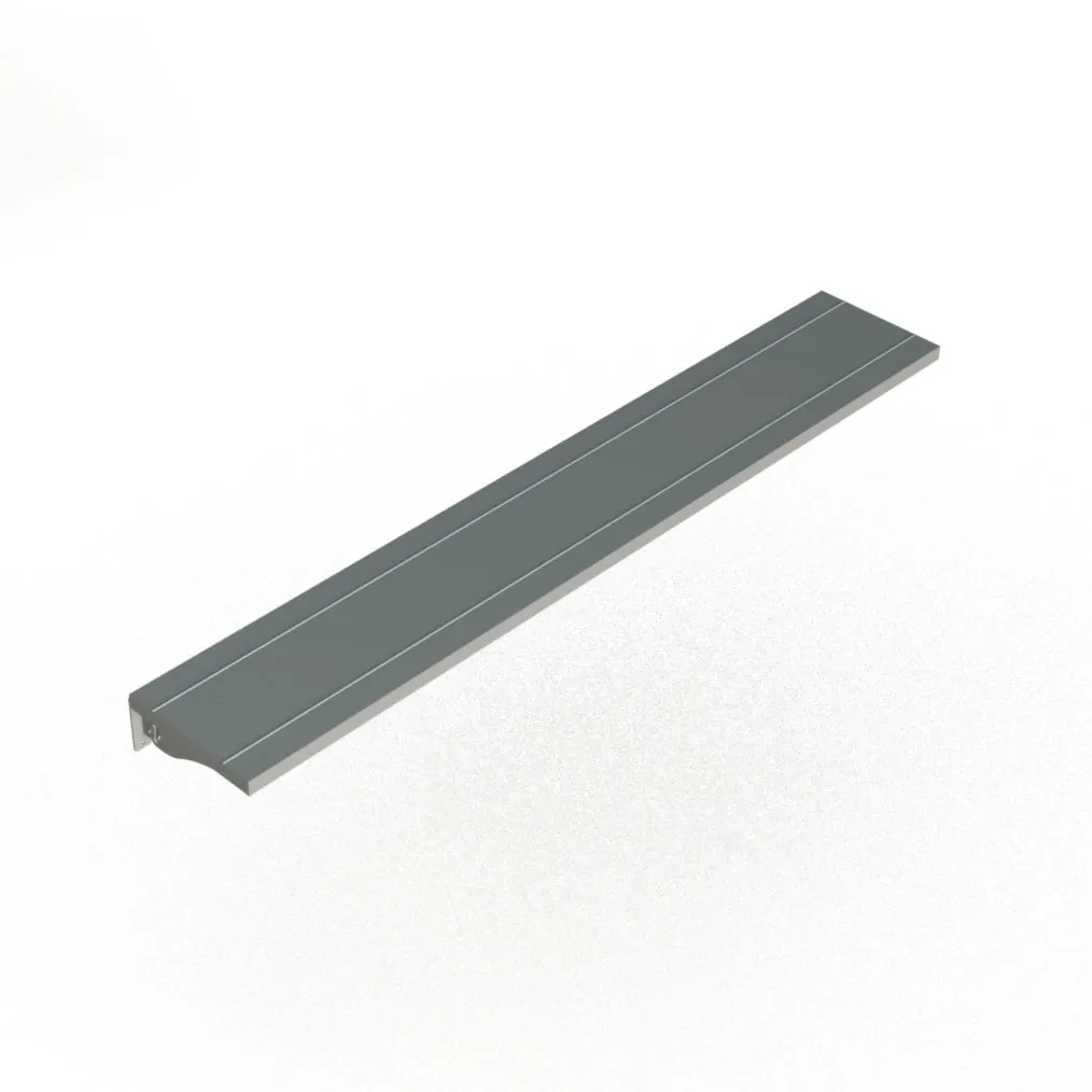 Duke SOLID-HD-5OP-10 Tray Slide, Operator'S Side, 74" W X 10" D