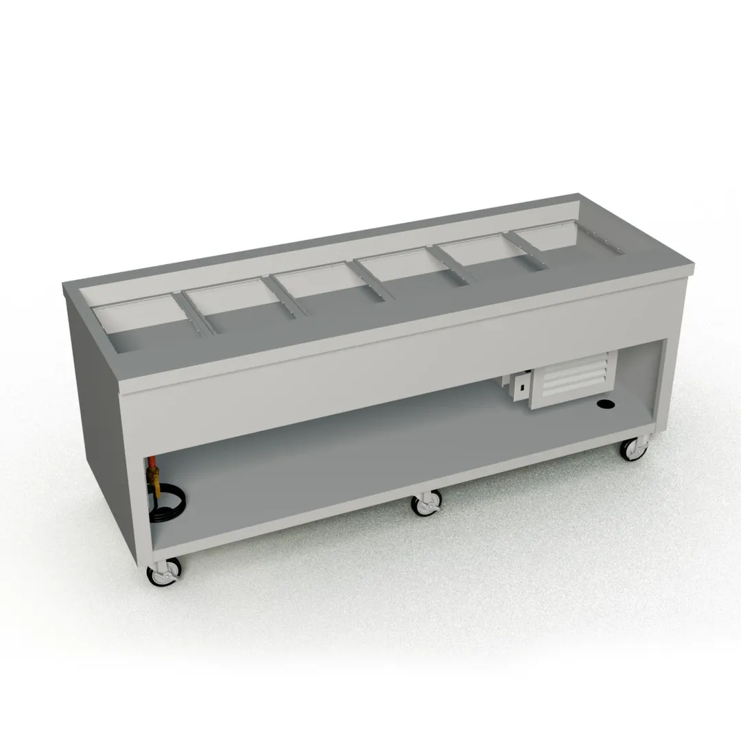 Duke TCM-88SS-N7 88" Thurmaduke™ Cold Food Unit, Refrigerated