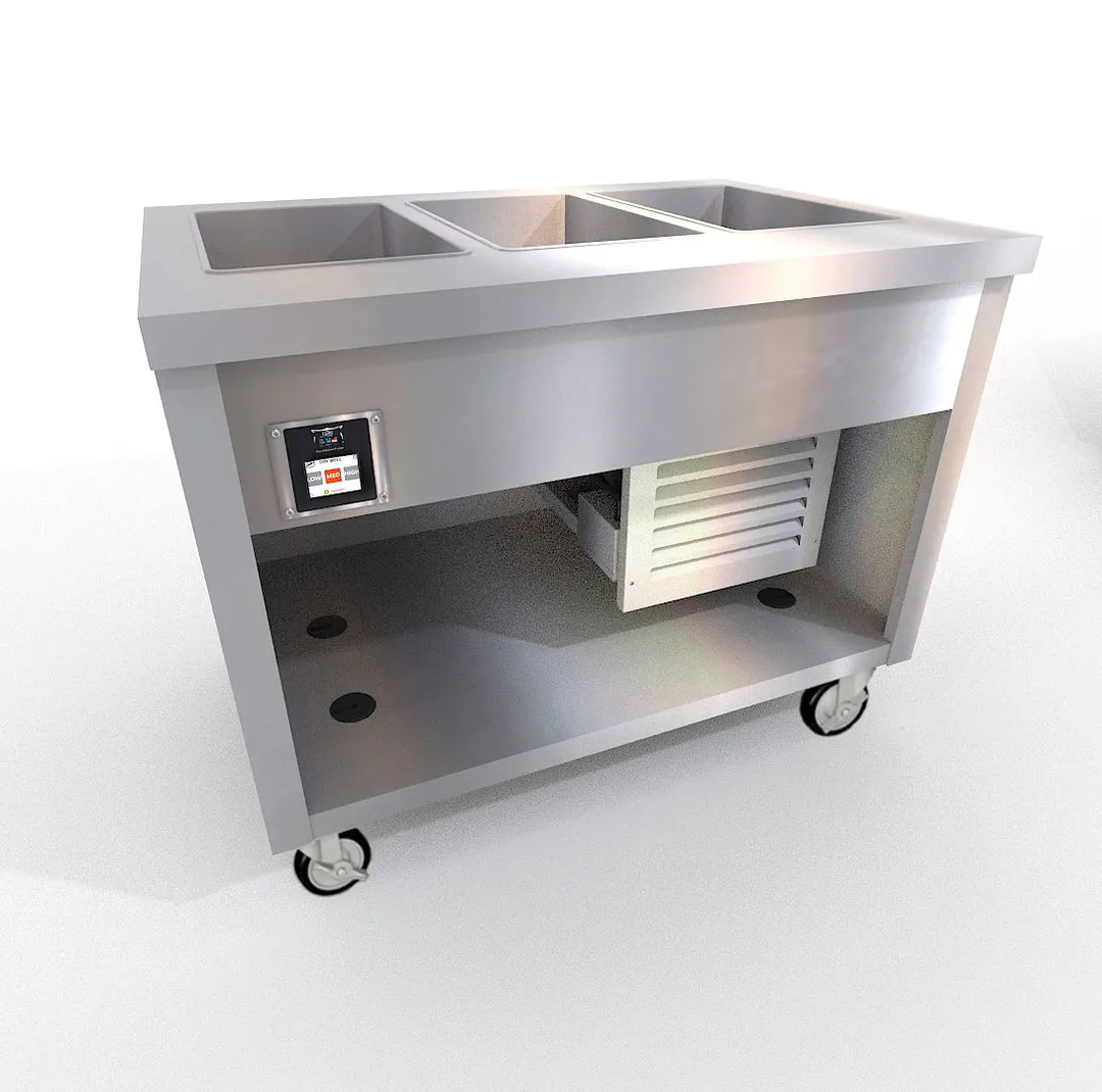 Duke TFCP-46SS-N7 46" Thurmaduke™ Flush Mount Cold Pan Unit, Refrigerated