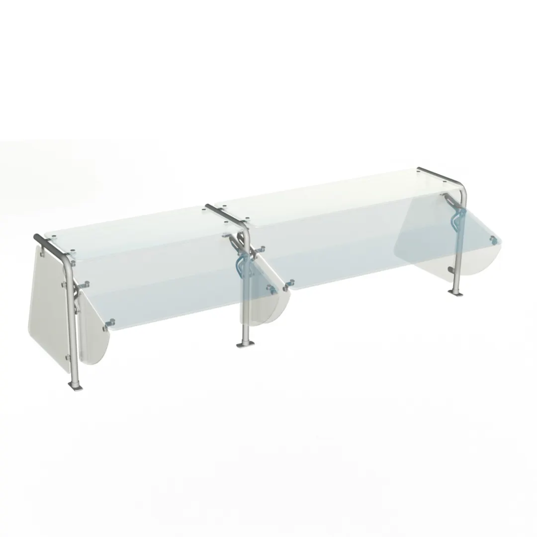 Duke TS422-74 Contemporary Food Shield, 73-1/2"W X 19-1/2"D X 20-1/8"H