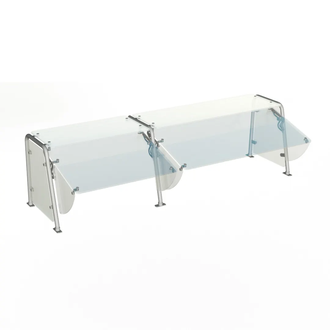 Duke TS462-88 Contemporary Food Shield, 87-1/2"W X 20"D X 20-1/8"H