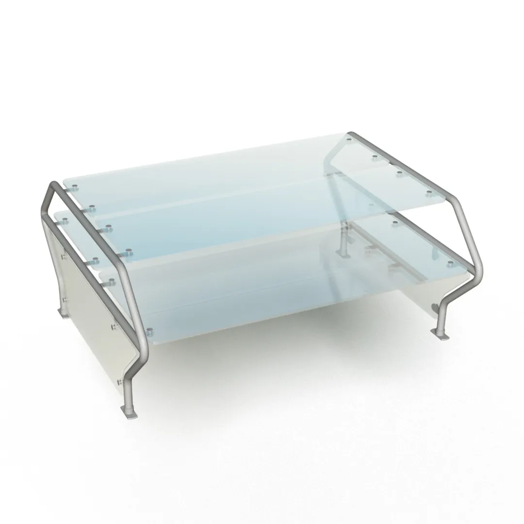 Duke TS482DSDD-46 Contemporary Food Shield, 45-1/2"W X 40"D X 20-1/8"H