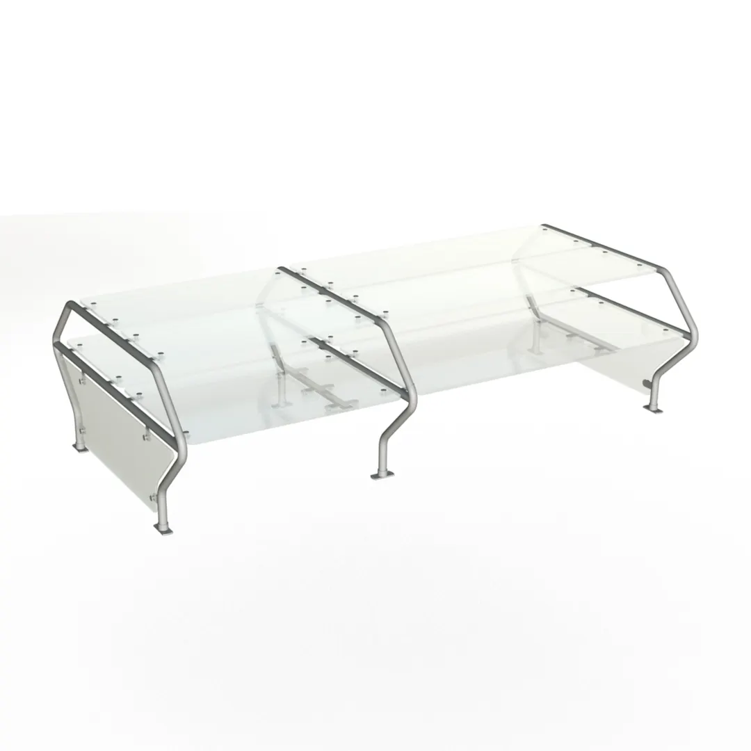 Duke TS482DSDD-74 Stationary Sneeze Guard