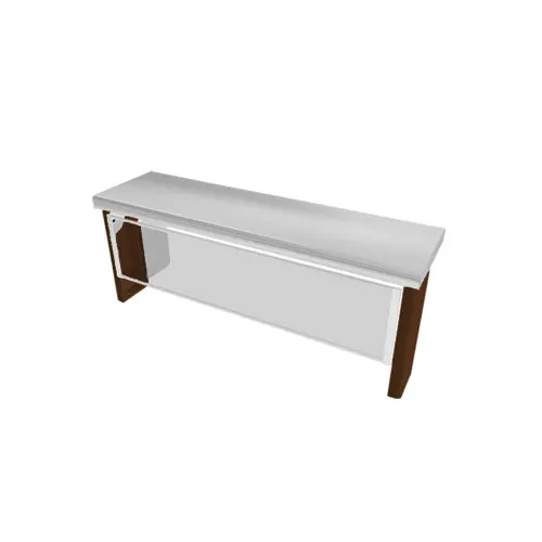 Duke TS540-46 Thurmaduke™ Designer Sneeze Guard, 45-3/4"W X 13"D X 18"H