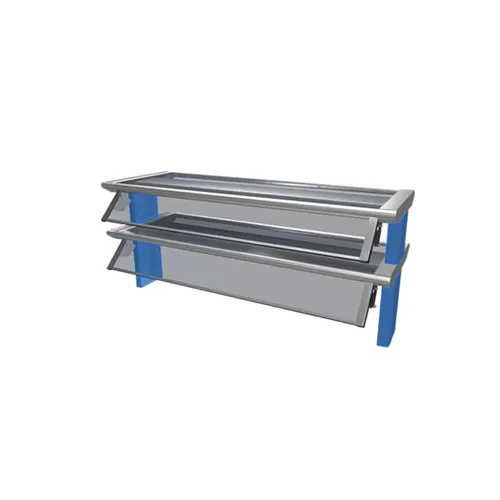 Duke TS580-74-1SN Thurmaduke™ Designer Sneeze Guard, 73-3/4"W X 16-1/2"D X 24"H