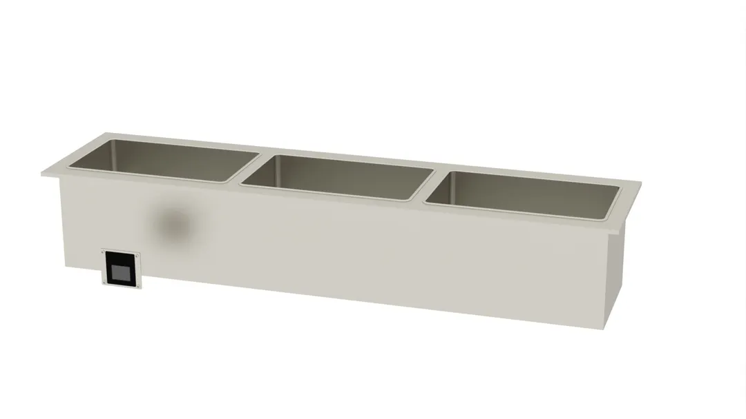 Duke WWG3-SL Waterless Hot Food Well Unit, Slimline, Drop-In, Ganged, Electric