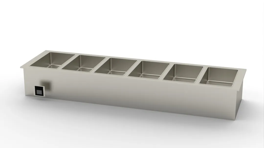 Duke WWG6 Waterless Hot Food Well Drop-In Unit, Ganged, Electric, Dry Operation