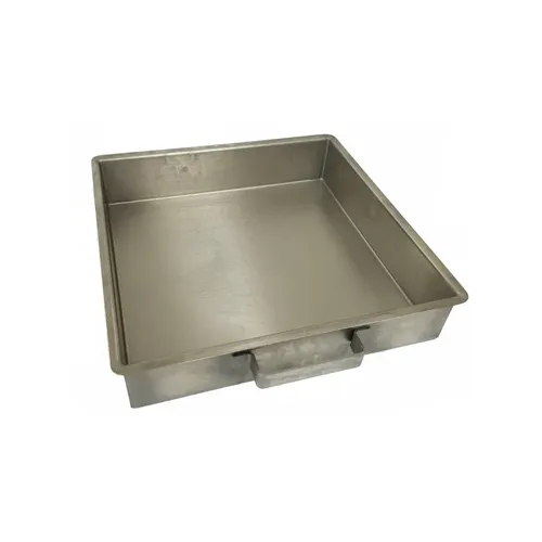 Dutchess Bakers B4-149-004316 Extra Stainless Steel Pan for BMIH-9SQ Dough Preparation Equipment
