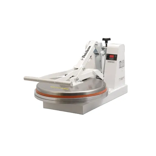 Dutchess Bakers DUT/DM-18 18" Manual Clamshell Pizza Dough Press with Single Heat and Digital Temperature Control