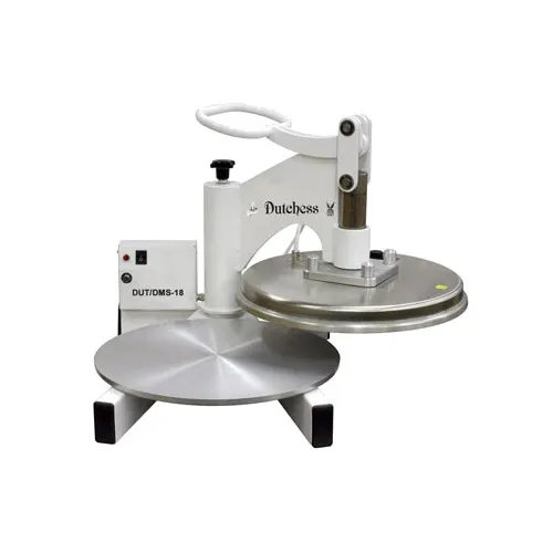 Dutchess Bakers DUT/DMS-18 18" Manual Pizza Dough Press with Single Heat and Analog Temperature Control