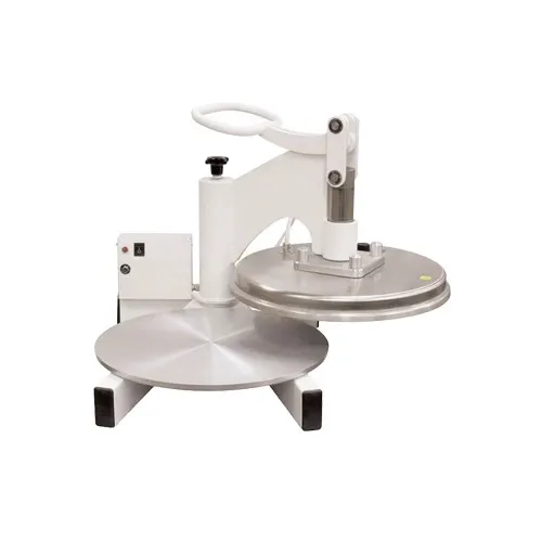 Dutchess Bakers DUT/DMS-2-18 18" Dual Heat White Manual Tortilla/Pizza Dough Press, 3100W,220V