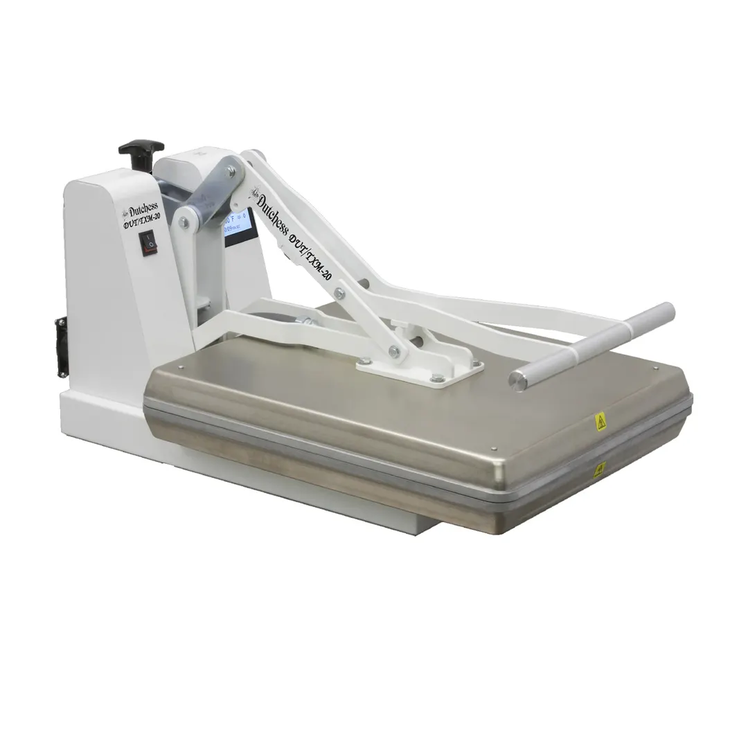 Dutchess Bakers DUT/TXM-20 Dual Heat Manual Tortilla/Pizza Dough Press, 16" x 20" Platens, 220V