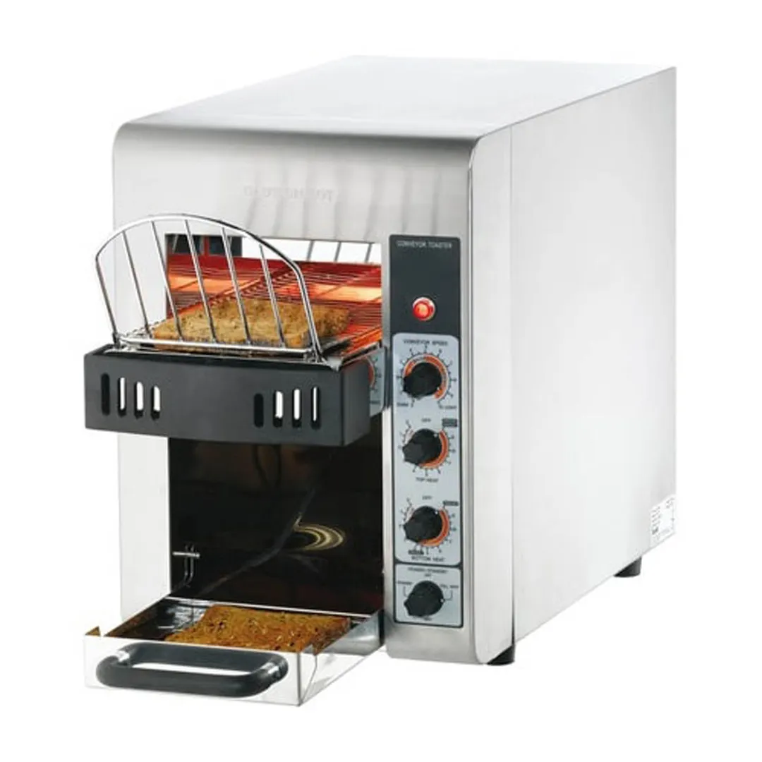 DoughXpress DXP-CT150 Countertop Single Slice Conveyor Toaster, 180 Pieces/hour, 120v
