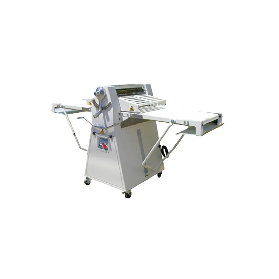 DoughXpress DXP-FRS01 Floor Model Reversible Dough Sheeter, 17"x 79" Conveyor Size, 1 Hp