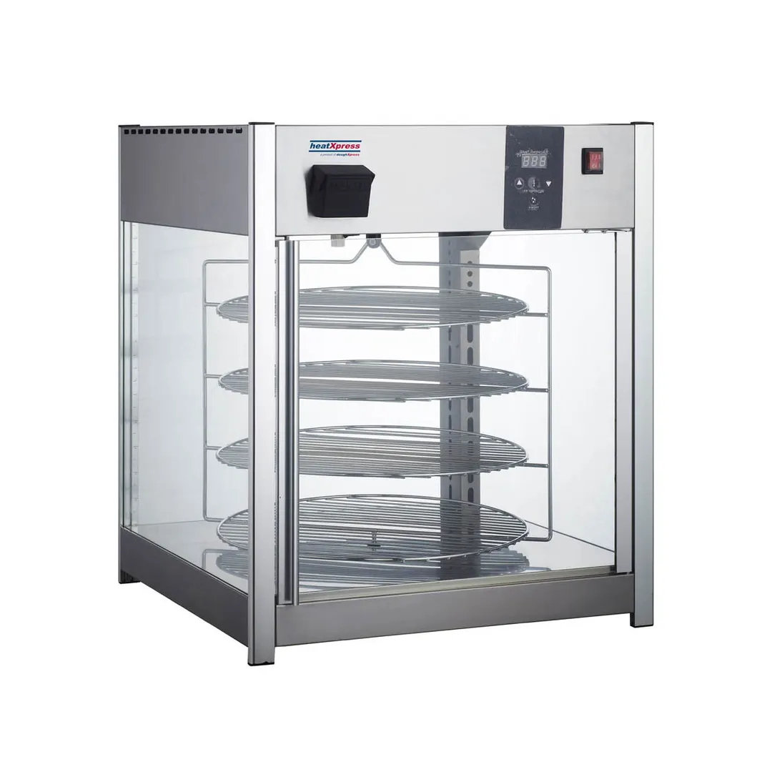 DoughXpress DXP-PW418 25" Countertop BakeryXpress Warmer Display Case, 4 Shelves