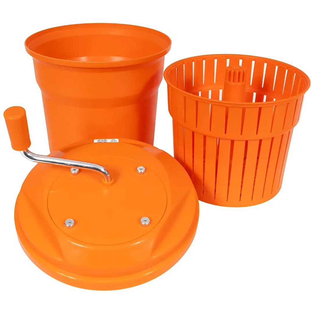 Dynamic E001 SD99 Salad Spinner, Manual, 2.5 Gallon (10 Liter) capacity