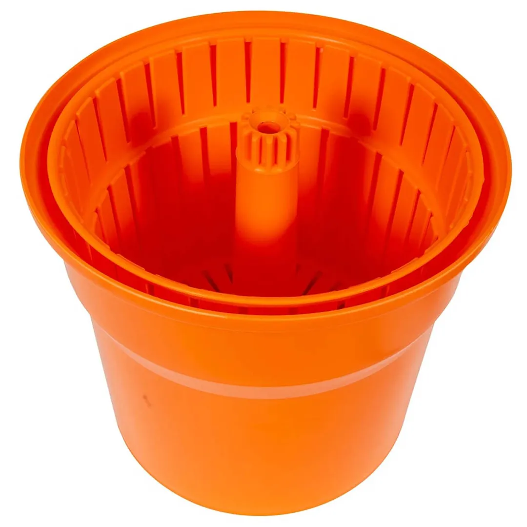 Dynamic E001 SD99 Salad Spinner, Manual, 2.5 Gallon (10 Liter) capacity