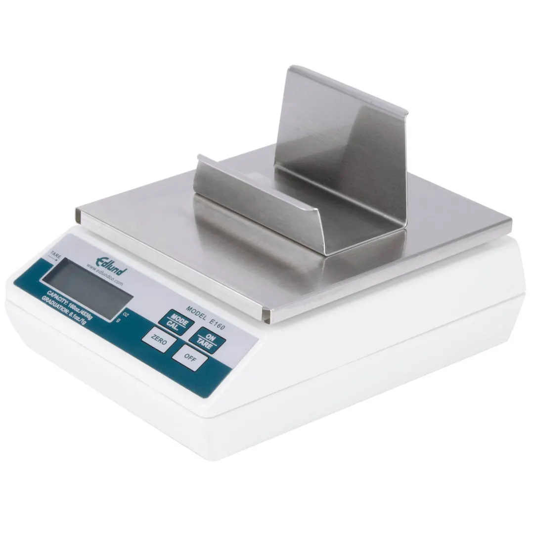 Edlund E-160 FF Digital Portion Scale – 10-29 lb, 5-7/8" x 6-3/4" Stainless Steel, 160 oz / .1 oz, Tare