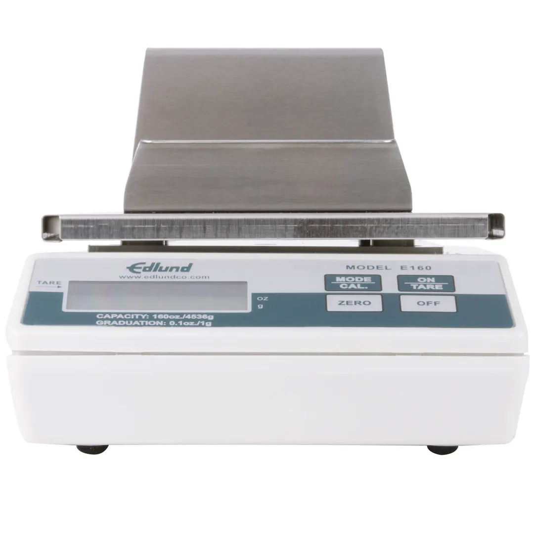 Edlund E-160 FF Digital Portion Scale – 10-29 lb, 5-7/8" x 6-3/4" Stainless Steel, 160 oz / .1 oz, Tare