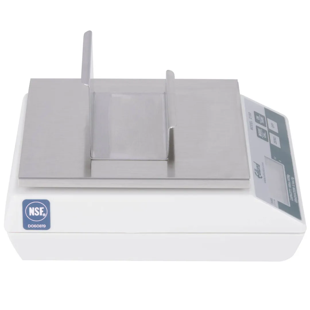 Edlund E-160 FF Digital Portion Scale – 10-29 lb, 5-7/8" x 6-3/4" Stainless Steel, 160 oz / .1 oz, Tare