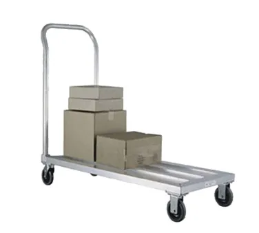 Eagle Group 1202 Panco Aluminum Platform Cart, 36x20 Deck, 1200 lbs, NSF, Push Handle