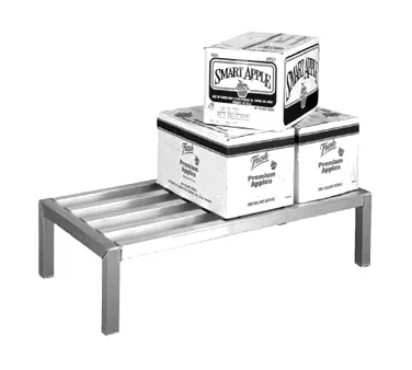 Eagle Group 4004 36" Heavy Duty Vented Dunnage Rack with 5000 lb. Capacity and Aluminum
