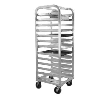 Eagle Group 4637 Lifetime Series 18 Pan End Load Heavy Duty Aluminum Roll-In Refrigerator Rack
